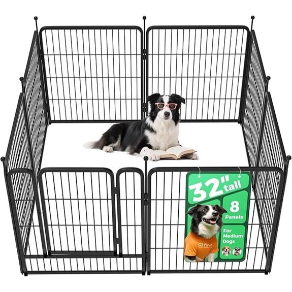 FXW Rollick Unleashed Dog Playpen 32‑inch 8‑Panel