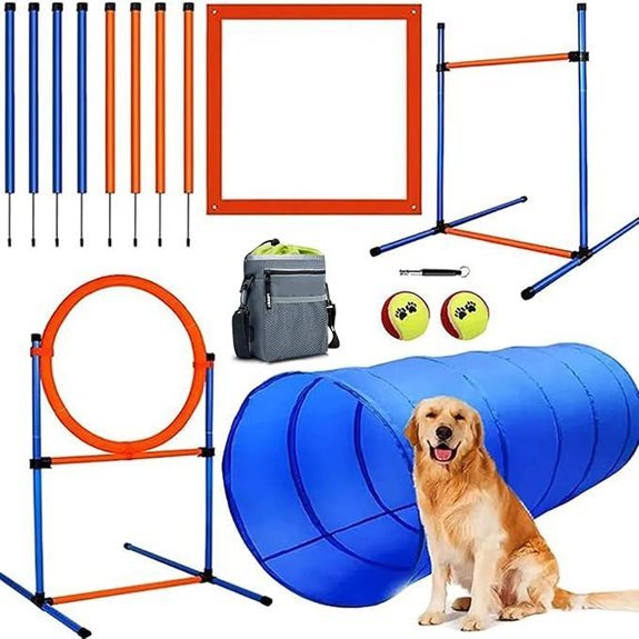 Dog Agility Training Kit – 60‑Piece Obstacle Course Set