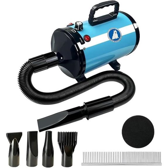 High Velocity Dog Grooming Dryer with Adjustable Settings