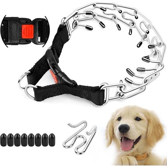 Supet Adjustable Pinch Training Collar with Quick Release