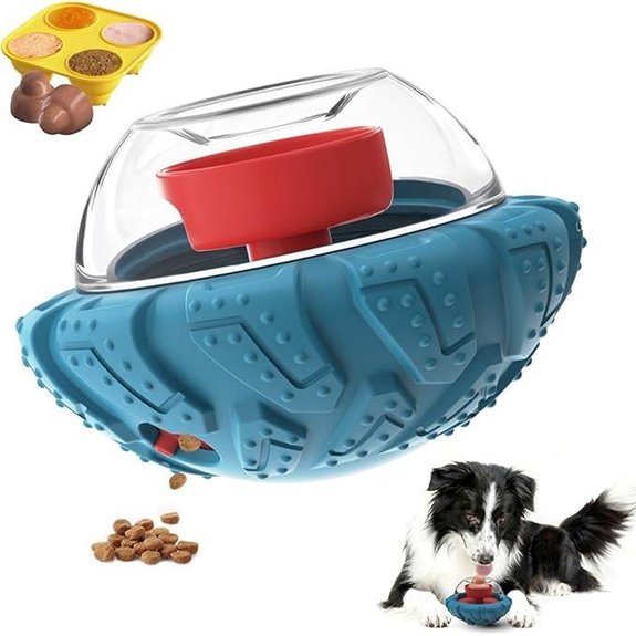 Interactive Dog Puzzle Toy with Adjustable Treat Dispensing