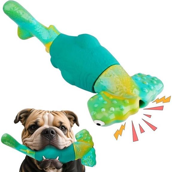 Aggressive Chewer Dog Toys – Squeaky Tough Large Breed (Green)