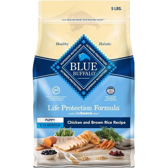 Blue Buffalo Puppy Dry Dog Food Chicken & Rice (5‑lb)