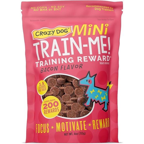Crazy Dog Mini Train-Me! Bacon Treats (200) 4 oz