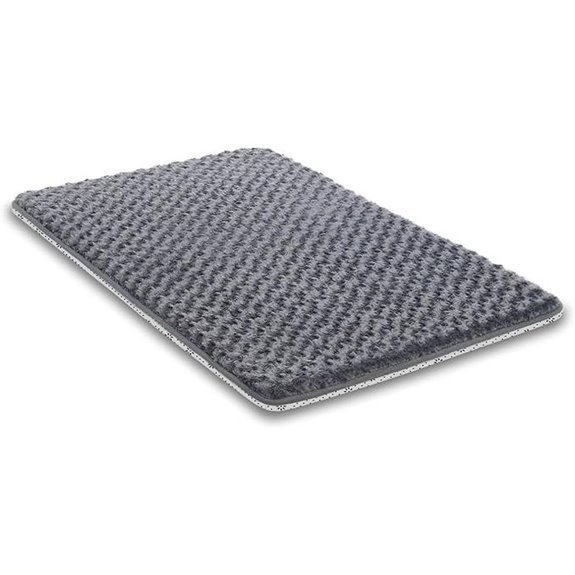 XL Dog Crate Bed Washable Anti‑Slip Foam Pad Dark Gray