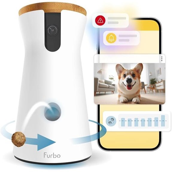 Furbo 360° Dog Camera with Treat Toss & 2‑Way Speaker