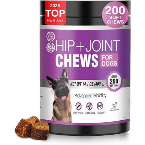 Glucosamine Joint Support Chews for Dogs (200pcs)