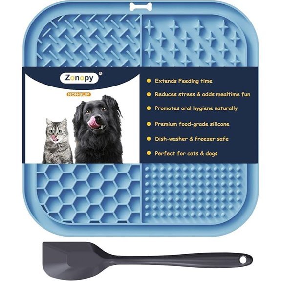 Dog Licking Mat with Suction Cups – Slow Feeder Anxiety Relief