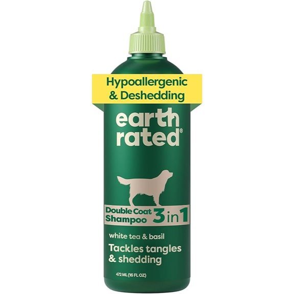 Earth Rated Deshedding Dog Shampoo 3‑in‑1 16 oz