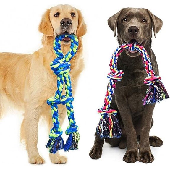 Feeko Heavy Duty Dog Rope Toys (2 Pack)
