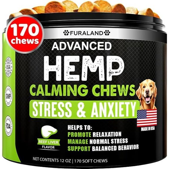 Hemp Calming Chews for Dogs – 170 Count
