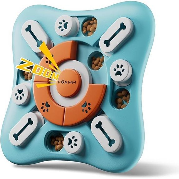 Interactive Dog Treat Puzzle Toy – IQ Training Slow Feeder Squeak Design