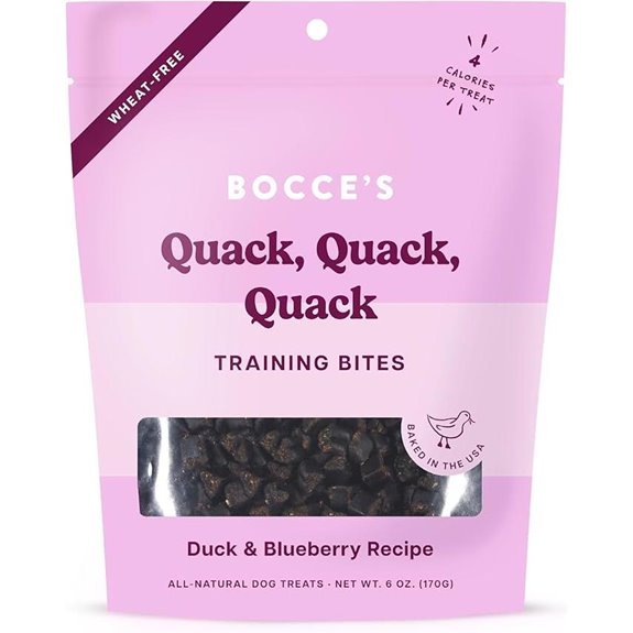 Bocce's Bakery Quack Training Treats for Dogs 6 oz