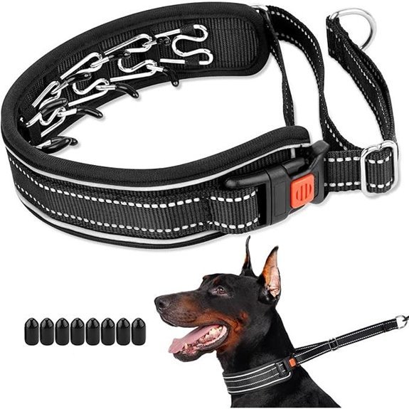 Mayerzon Reflective Anti-Pull Dog Collar for Large Dogs