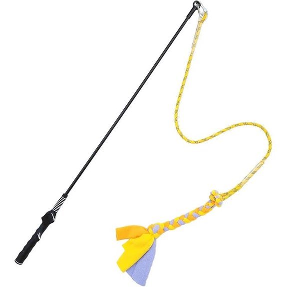 Dewonch Flirt Pole Dog Toy for Medium/Large Pets (39.5)