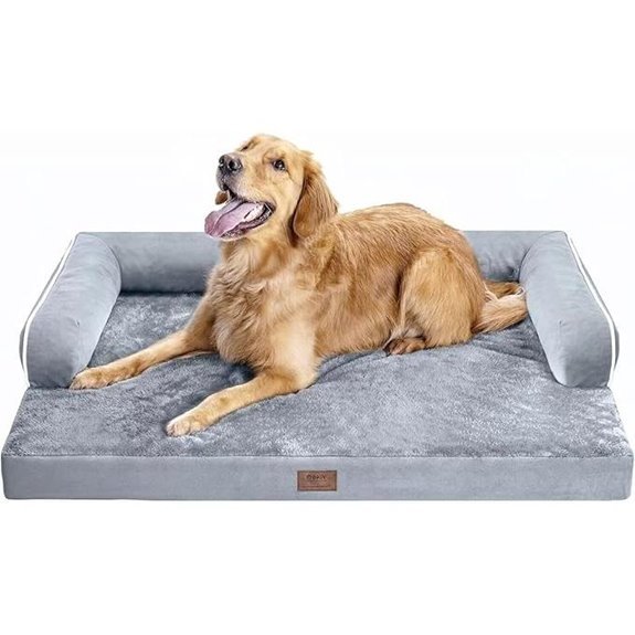 Orthopedic Large Dog Bed with Memory Foam Waterproof Cover