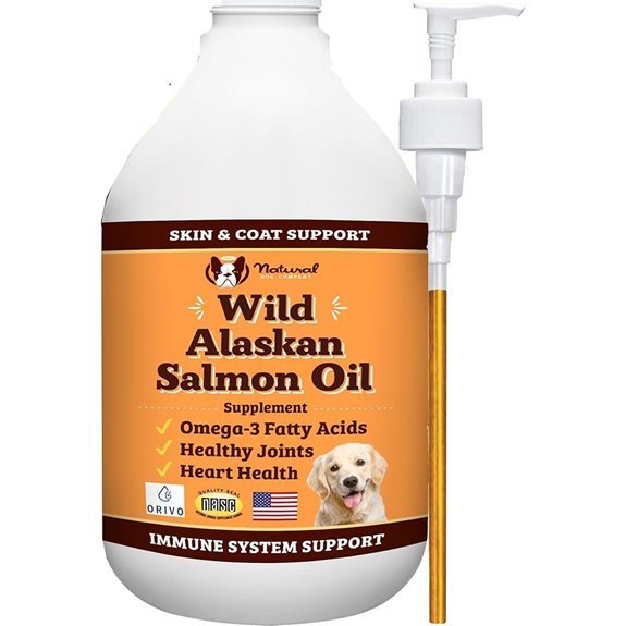 Natural Dog Company Alaskan Salmon Oil for Dogs (64 oz)