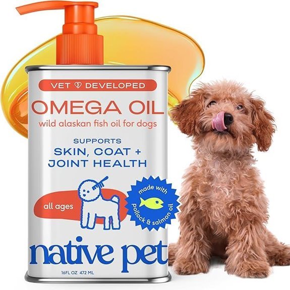 Native Pet Omega‑3 Fish Oil for Dogs & Cats 16oz