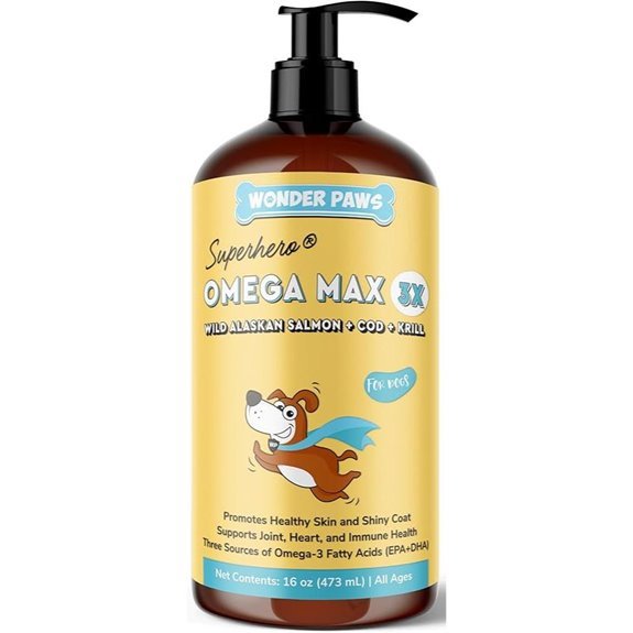 Wonder Paws Omega 3 Fish Oil for Dogs (16 oz)