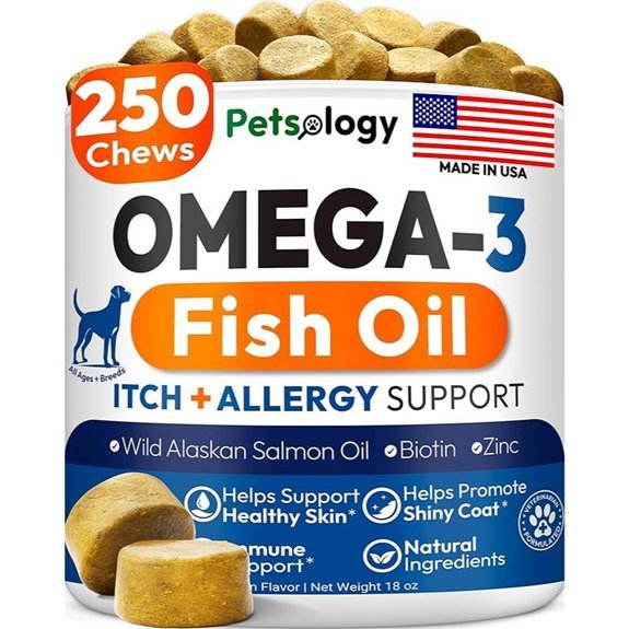 Omega 3 Dog Chews – Skin Coat Joint Health EPA/DHA