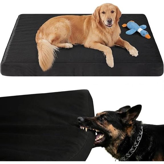 RRPETHOME 3 Chew‑Proof Indestructible Dog Bed - Orthopedic Egg Foam