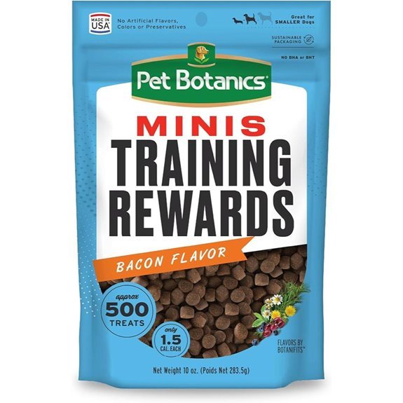 Pet Botanics 10oz Training Rewards Bacon Flavor 500 Treats