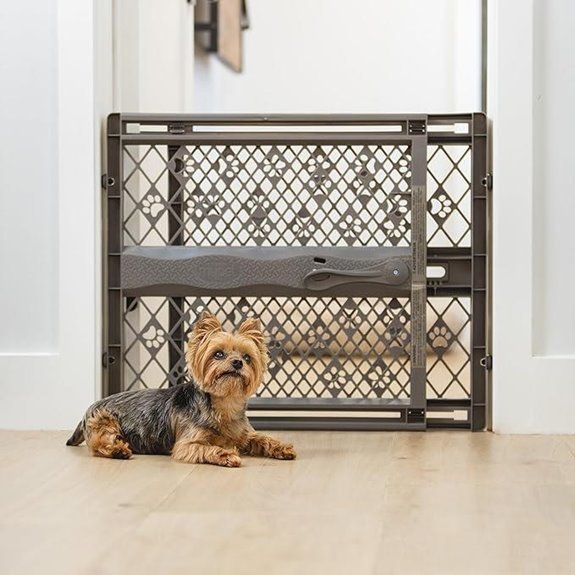 MYPET Portable Pet Gate Pressure-Mount Expandable USA‑Made