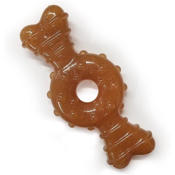 Nylabone Ring Bone Chew Toy for Puppies (Chicken Flavor)