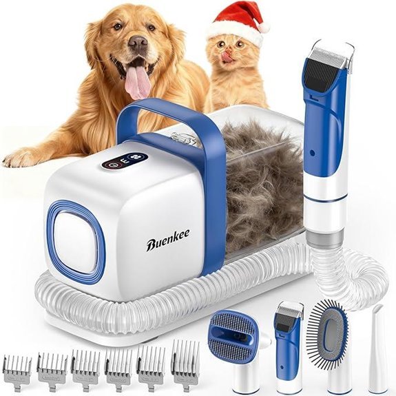 Dog Grooming Kit with Vacuum 15000Pa Clipper Low Noise