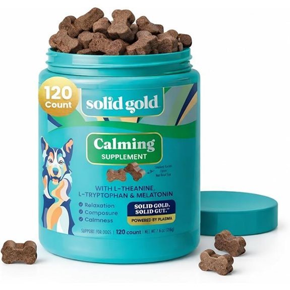 Solid Gold Calming Chews w/Melatonin – 120ct Bacon