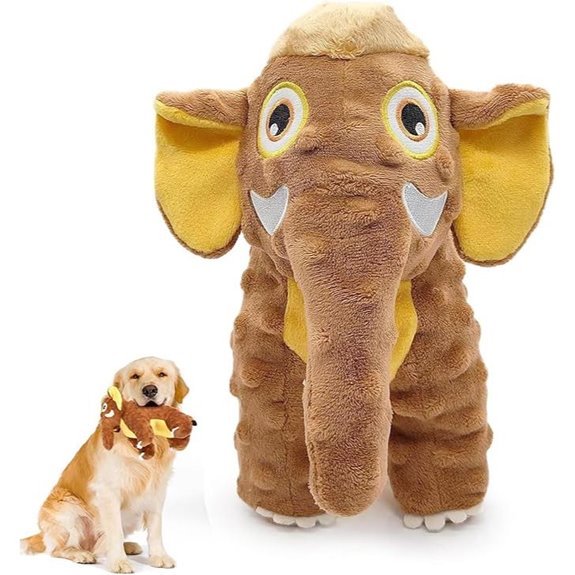Durable Squeaky Plush Dog Toy for All Sizes