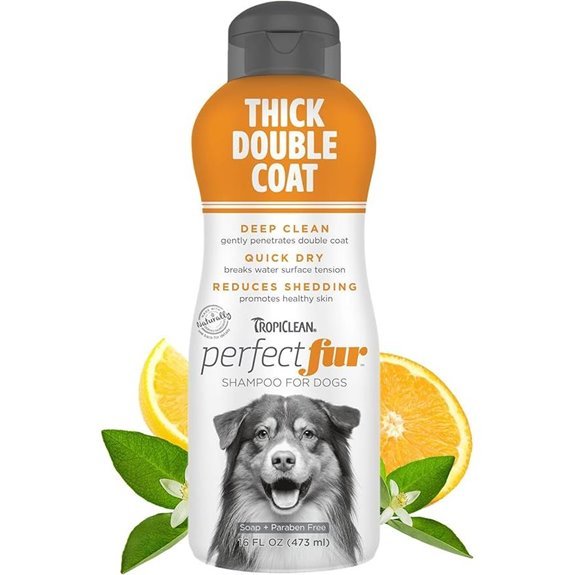 TropiClean Detangling & Deshedding Dog Shampoo (16oz)