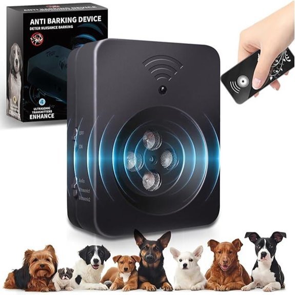 Ultra Sonic Dog Bark Deterrent 50ft Range 3 Modes