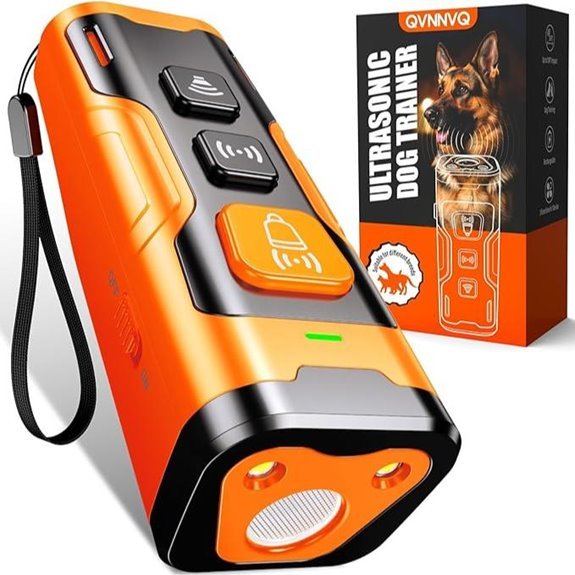 Ultrasonic Dog Bark Deterrent – 4 Modes 50ft Range