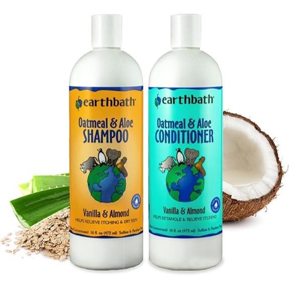 Earthbath Vanilla Almond Dog Shampoo & Conditioner (2-Pack)