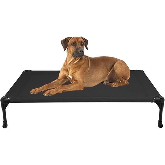 Veehoo Elevated Cooling Dog Bed 42x30 Black