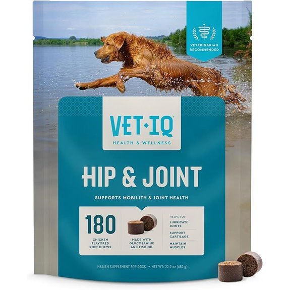 VetIQ Glucosamine Hip & Joint Chews for Dogs (180)