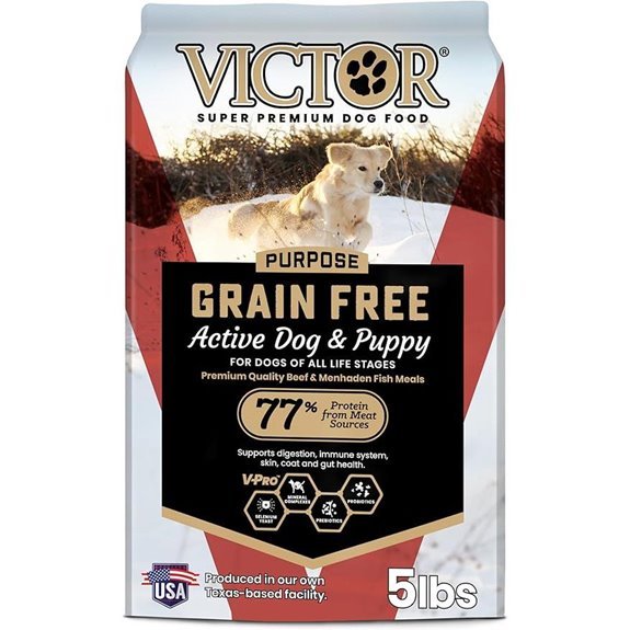 Victor Super Premium Dog Food – 33% Protein Grain-Free Kibble (5 lb)