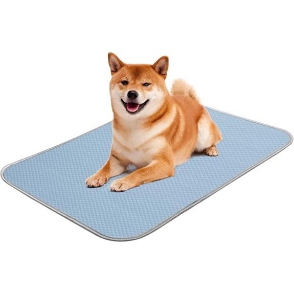 Summer Dog Cooling Mat – Washable Ice Silk Pad for Pets