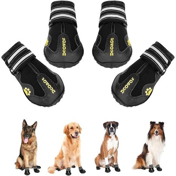 Dog Shoes for Large Dogs – Waterproof Anti‑Slip Reflective