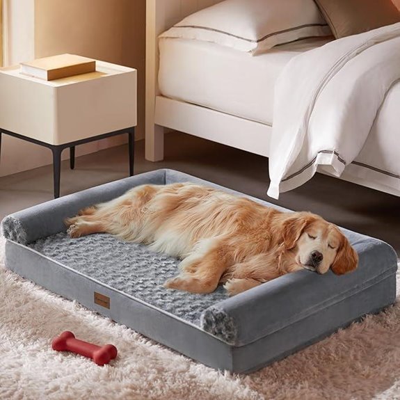 BFPETHOME Orthopedic Dog Bed for Large Dogs Waterproof Washable Cover