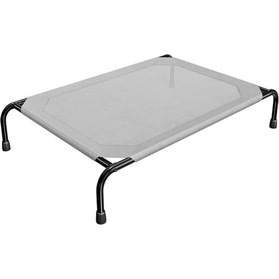 Raised Waterproof Dog Bed for Large Dogs XL Grey